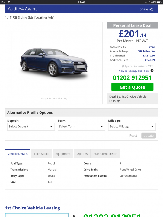 Best Lease Car Deals Available? (Vol 4) - Page 108 - Car Buying - PistonHeads