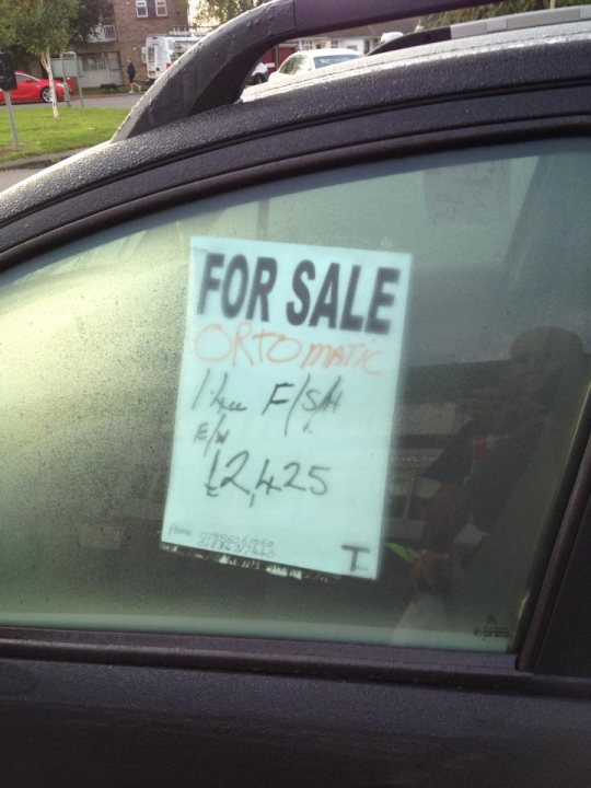 FOR SALE sign of the day! - Page 1 - General Gassing - PistonHeads