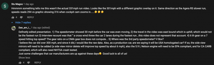 SSC Tuatara Top Speed run apparently faked?  - Page 3 - General Gassing - PistonHeads