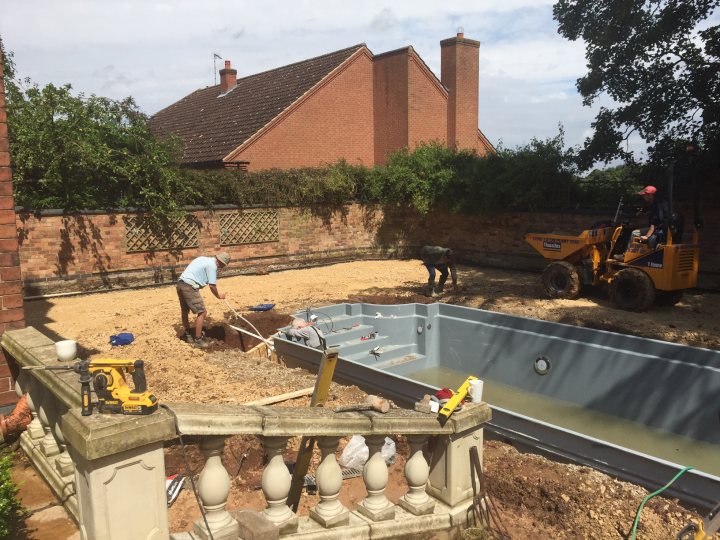 11m x 4m outdoor swimming pool in 3 weeks (with paving) - Page 40 - Homes, Gardens and DIY - PistonHeads