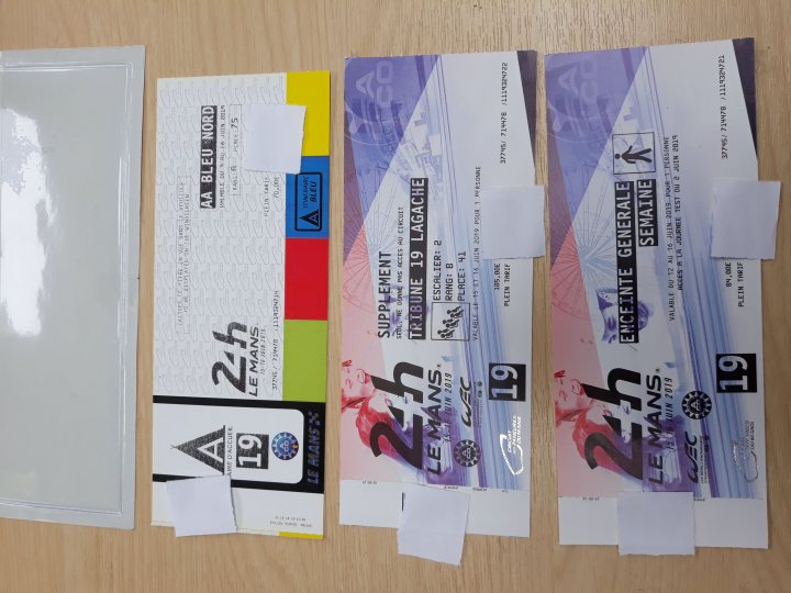 The 2019 Official Tickets for Sale, Swaps & Wanted thread. - Page 9 - Le Mans - PistonHeads