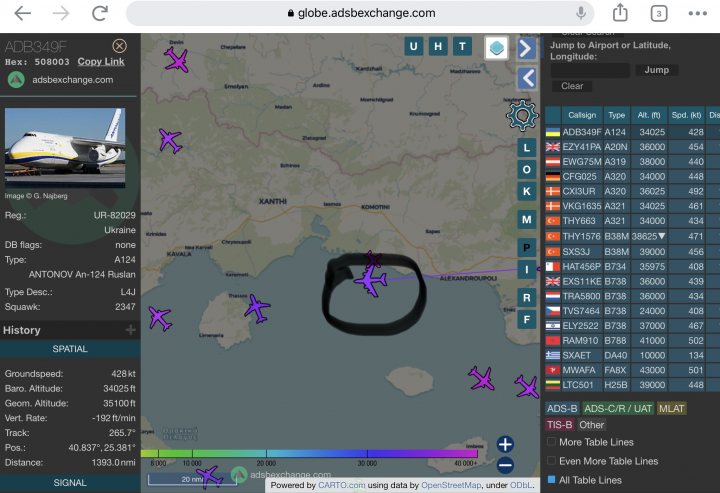 Cool things seen on FlightRadar - Page 430 - Boats, Planes & Trains - PistonHeads UK