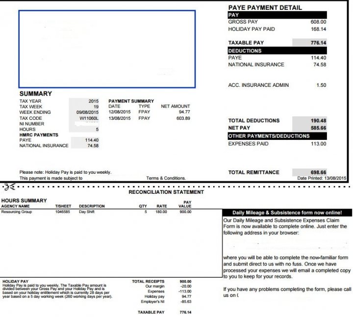 Could someone please explain this payslip for me? - Page 1 - Finance - PistonHeads