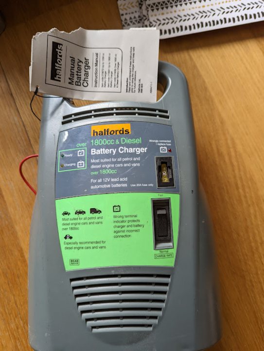 Halfords Car Battery Charger - Lost Manual - Page 1 - Home Mechanics - PistonHeads UK