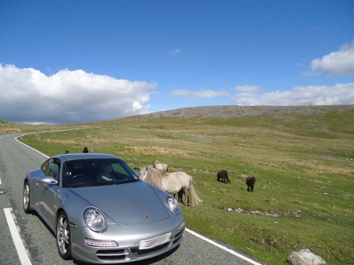 A white car parked on the side of a road - Pistonheads