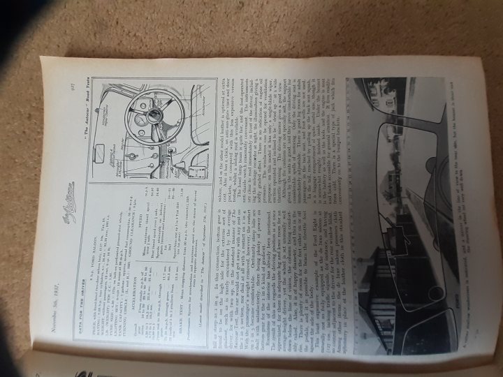 Another mystery car - Page 116 - Classic Cars and Yesterday's Heroes - PistonHeads UK - The image features a book that is open to an illustration. The illustration depicts a car, specifically a Ferrari model, with its hood up, revealing the engine compartment and various mechanical components. The text visible in the image indicates that this is likely an instructional manual or a guide on how to assemble or repair a vehicle, possibly for educational or historical purposes. The book appears to be of vintage design, suggesting it may be old, and it's laying flat on a surface.