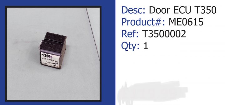 TVR T350 Door Modules - Page 1 - Tamora, T350 & Sagaris - PistonHeads UK