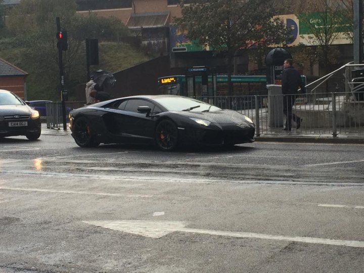 Black Lamorghini Aventador Spotted in Cardiff - Page 1 - South Wales - PistonHeads