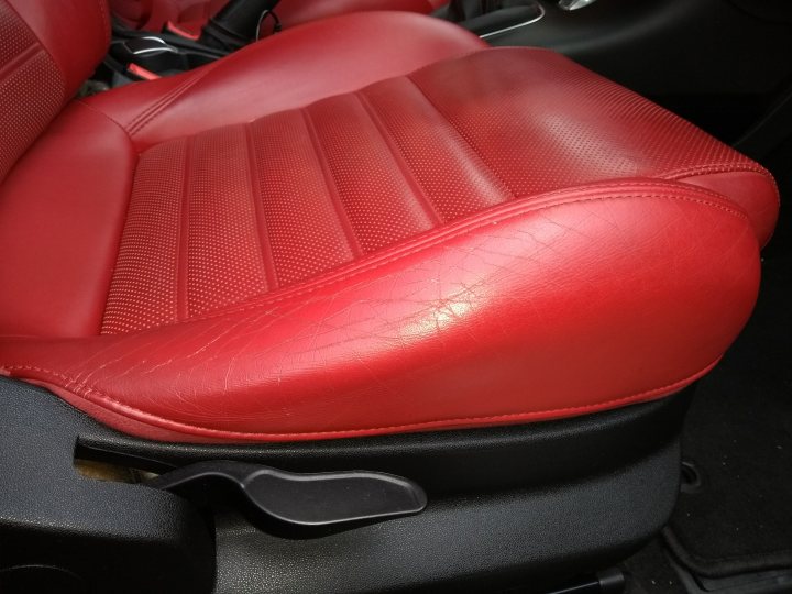 Red leather seats in need of a refresh! - Page 1 - Bodywork & Detailing - PistonHeads