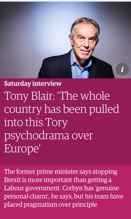 Tony Blair is a national hero - Page 25 - News, Politics & Economics - PistonHeads