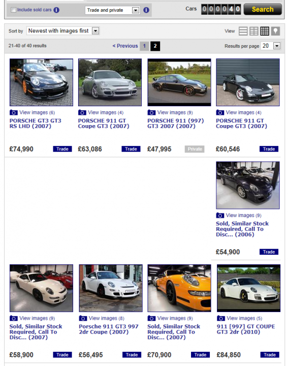 New Classified Format !!! - Page 13 - Website Feedback - PistonHeads - The image displays a screenshot of a webpage dedicated to selling salvage or repairable cars. There are several photos showcasing various types of vehicles. These cars range from sedans and coupes to sports cars, all with different interior and exterior conditions, some with extensive damage and others with minor scratches or dents. Each car is priced with the document upload listing the cost and options to view in-person or through a video link. The website seems to be specialized in providing potential buyers with a variety of choices to suit their budget and preferences.