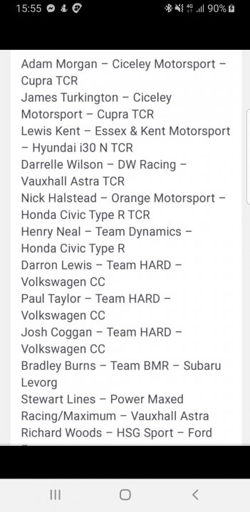 BTCC Brands Hatch GP (12 - 13 October) - Page 9 - General Motorsport - PistonHeads