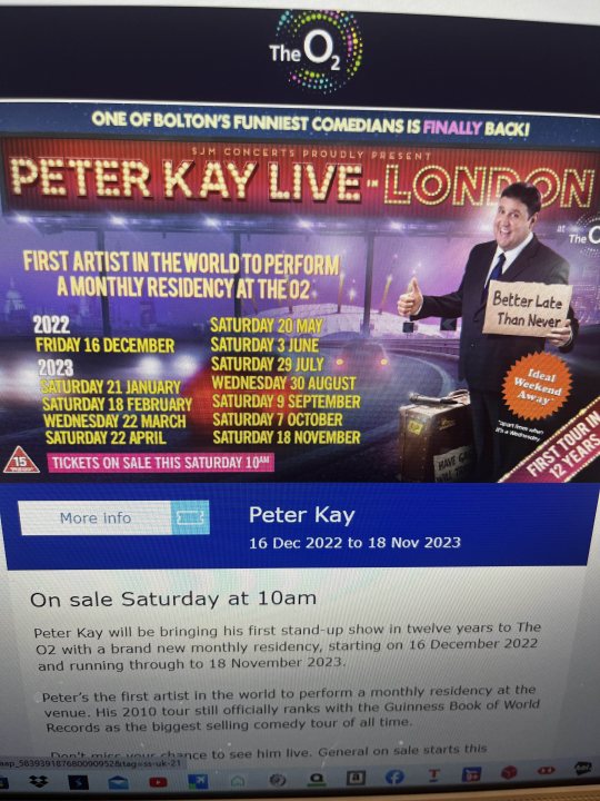 Peter Kay Tour Cancelled - Page 14 - News, Politics & Economics - PistonHeads UK