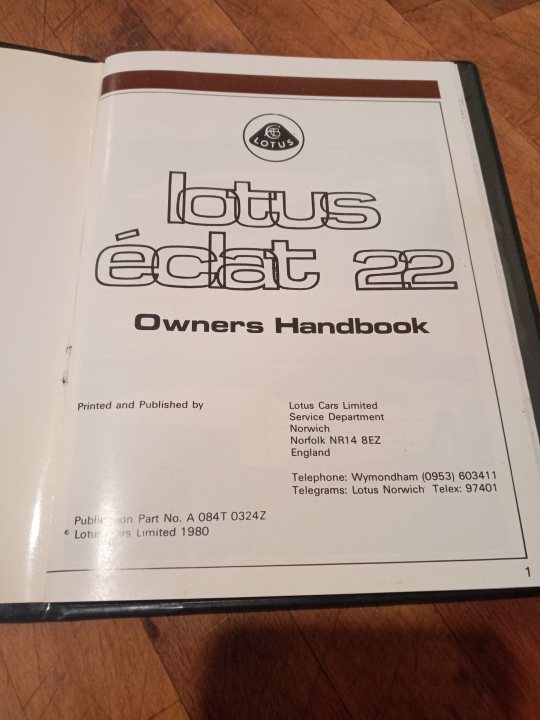 1981 Lotus Eclat 2.2 - Page 16 - Readers' Cars - PistonHeads
