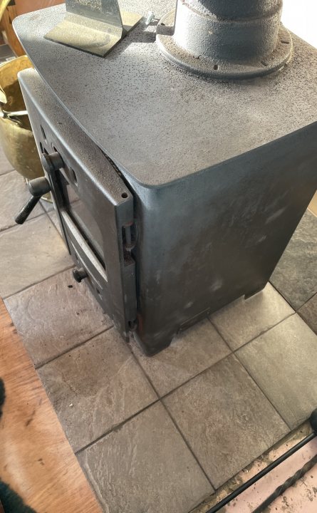 A stove top oven sitting inside of a kitchen - Pistonheads