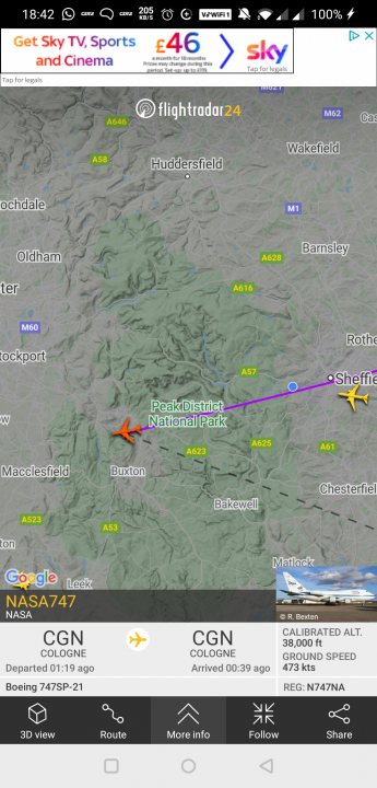 Cool things seen on FlightRadar - Page 250 - Boats, Planes & Trains - PistonHeads UK