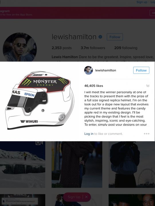 Lewis Hamilton's helmet - Page 1 - The Lounge - PistonHeads