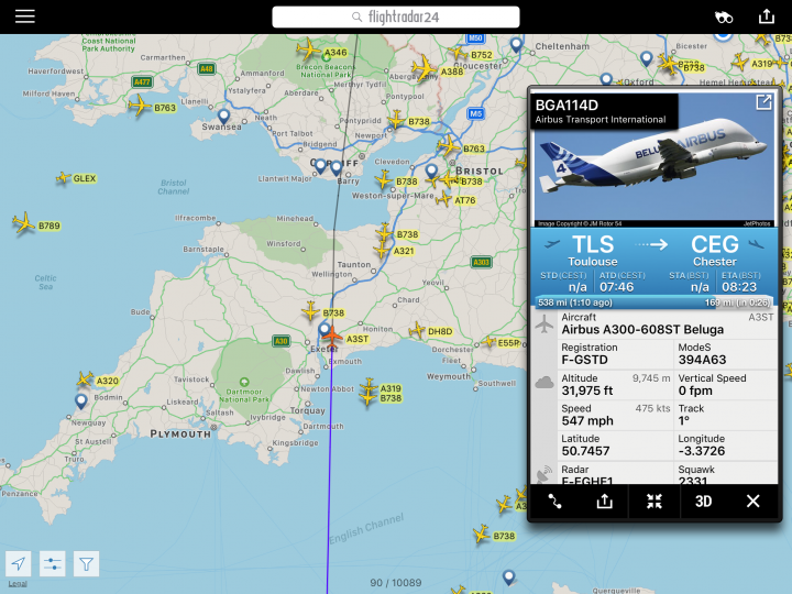 Cool things seen on FlightRadar - Page 22 - Boats, Planes & Trains - PistonHeads