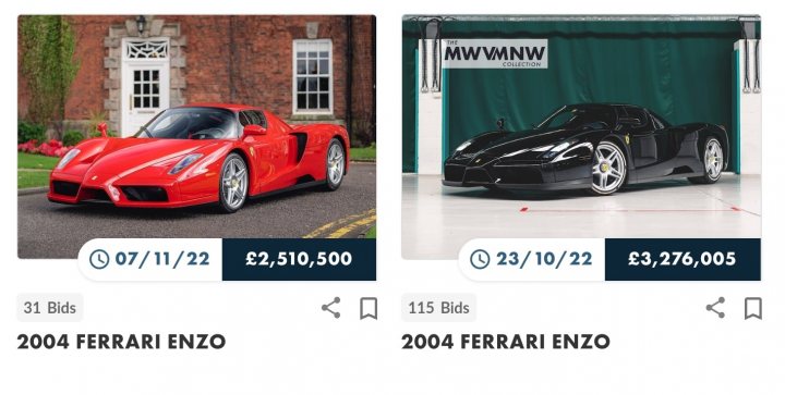 Why was one Enzo worth 750,000 less than another? - Page 1 - Ferrari V12 - PistonHeads UK