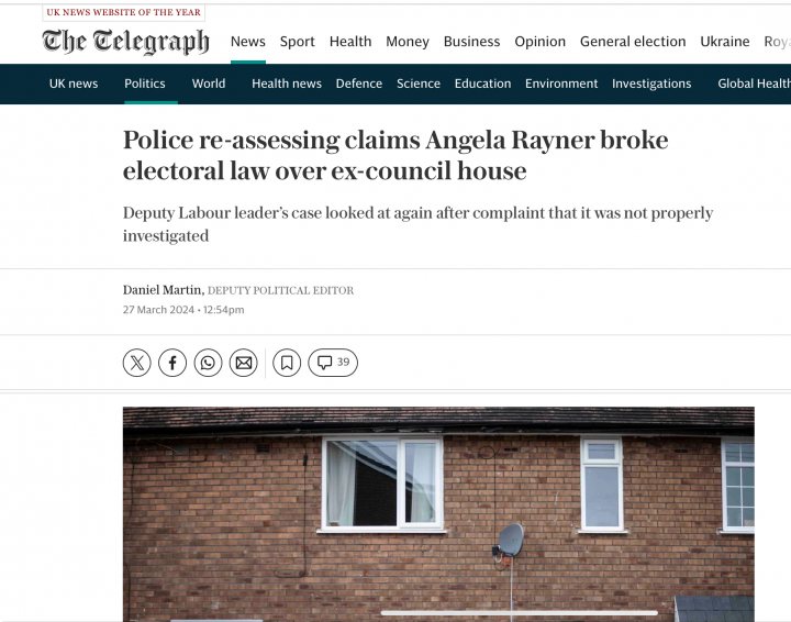 Angela Rayner to face investigation? - Page 30 - News, Politics & Economics - PistonHeads UK