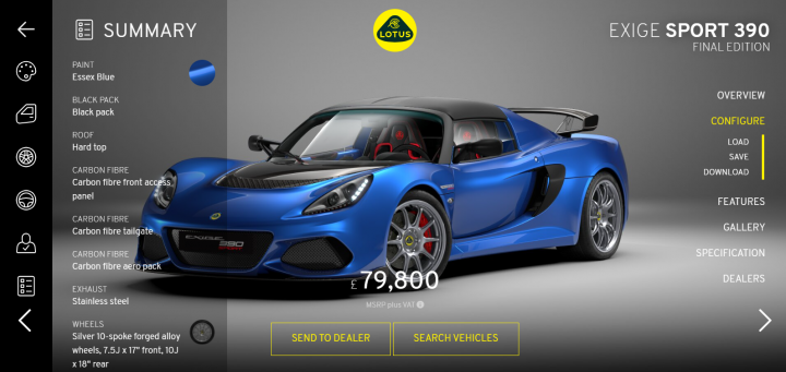 Exige Final Editions - Sport 390 / Sport 420 / Cup 430 - Page 4 - Elise/Exige/Europa/340R - PistonHeads UK