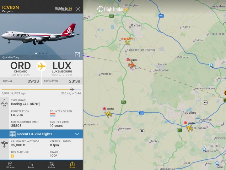 Cool things seen on FlightRadar - Page 211 - Boats, Planes & Trains - PistonHeads