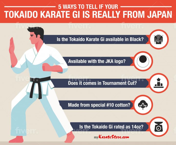 5 ways to tell if your Tokaido Karate Gi is really from Japan