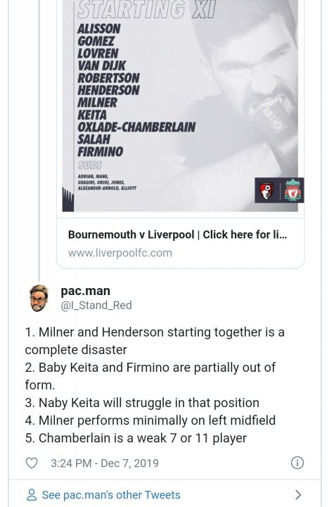 The Official Liverpool FC Thread [Vol 17] - Page 262 - Football - PistonHeads