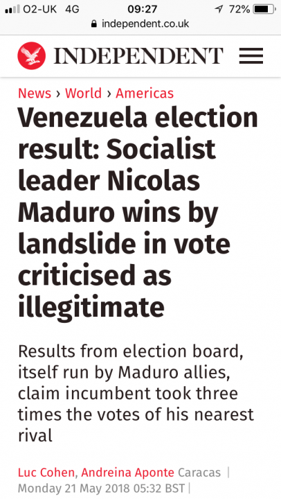 Things are not looking good in Venezuela. - Page 7 - News, Politics & Economics - PistonHeads