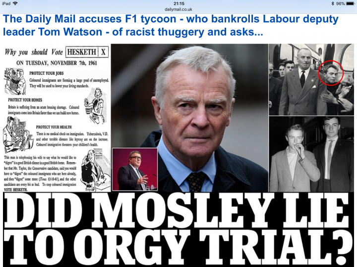 Don't rub Max Mosley up the wrong way - Page 5 - News, Politics & Economics - PistonHeads