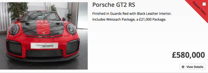 GT2 RS Availablity - Page 13 - 911/Carrera GT - PistonHeads