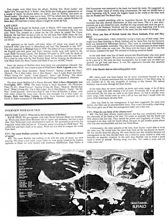 70's Aussie band Buffalo - Page 1 - Music - PistonHeads UK