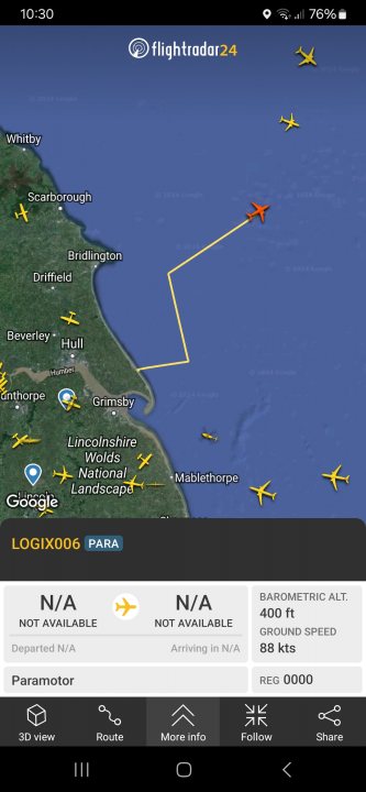 Cool things seen on FlightRadar - Page 576 - Boats, Planes & Trains - PistonHeads UK