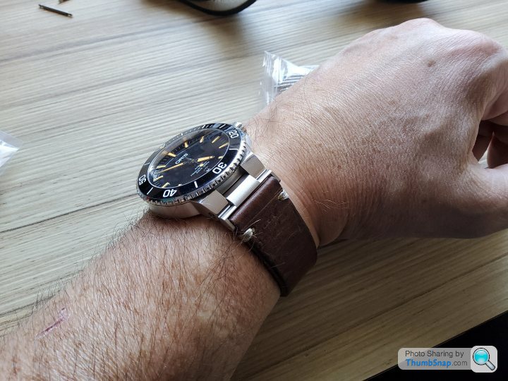 Oris aquis strap discount options