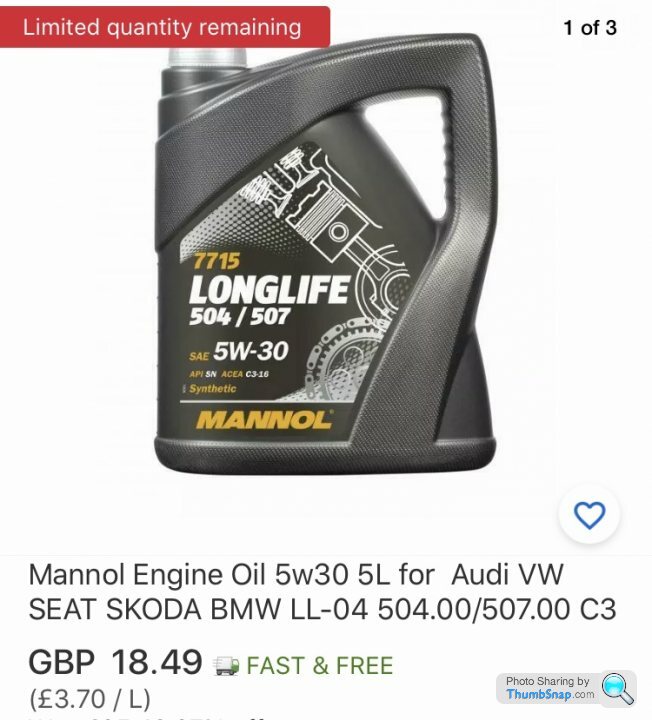 Any oil experts here? - Page 1 - BMW General - PistonHeads UK