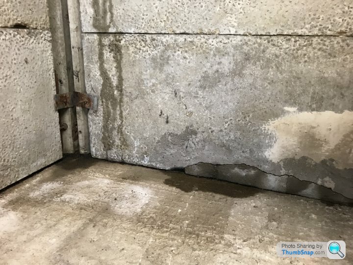 Sealing Repairing Prefab Garage Floor, How To Seal Gaps In Concrete Garage