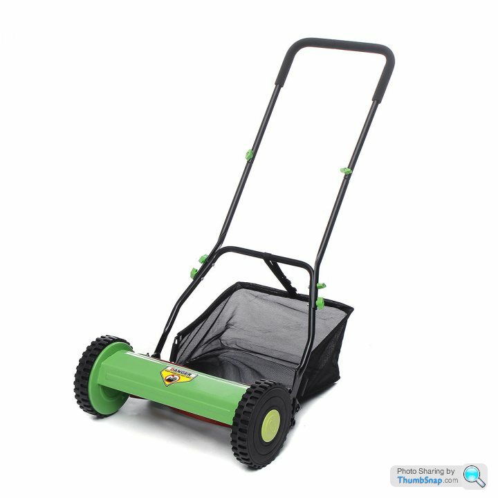 Gravel best sale lawn mower