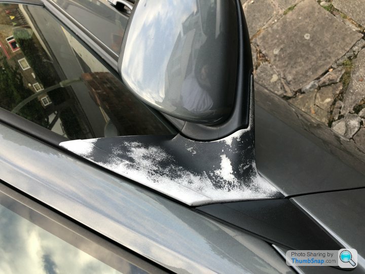 Strange Paint Fade In Side Mirror Pics, How To Respray A Wing Mirror