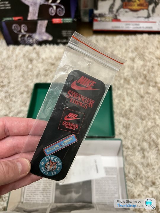 Stranger things pins on sale nike