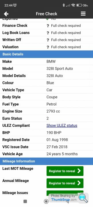 BMW 328i (E36)  Spotted - PistonHeads UK