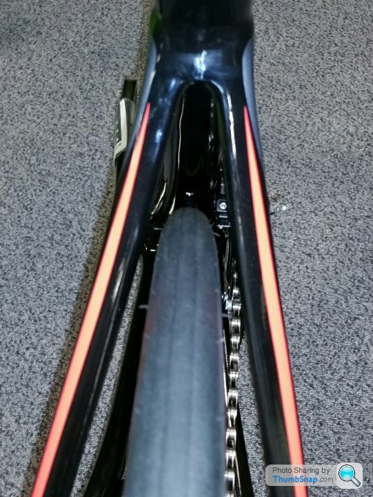 Giant defy tire sales size