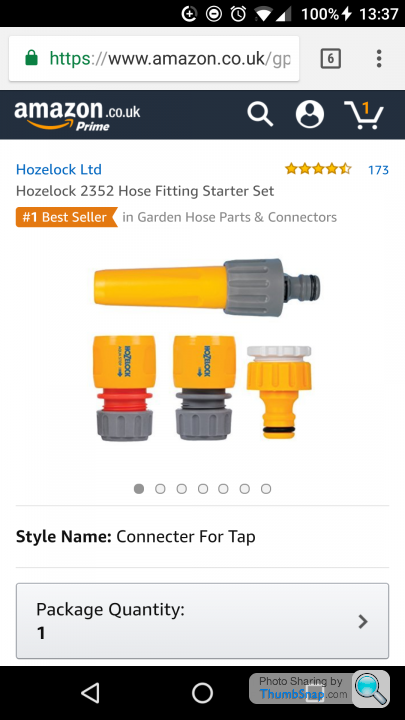 Good quality tap and hose connector for pressure washer - Page 1 - Homes,  Gardens and DIY - PistonHeads UK