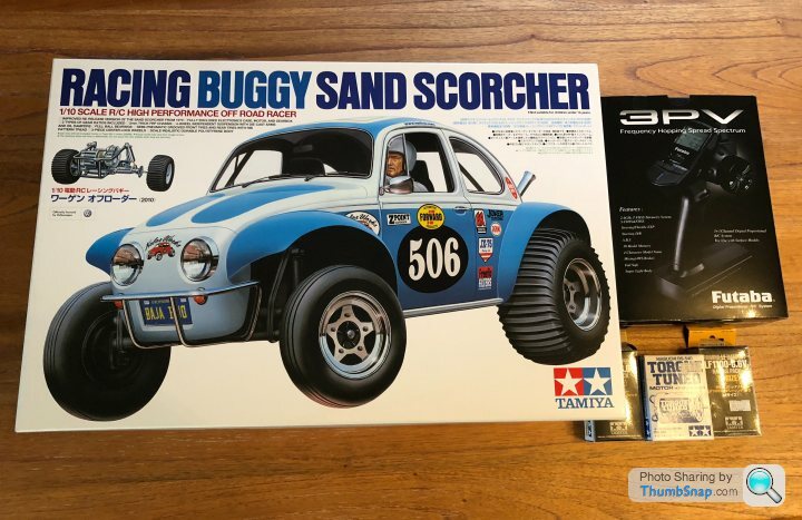 tamiya sand scorcher build