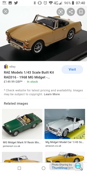 Mg Midget Model Where To Buy Page 1 Scale Models Pistonheads Uk