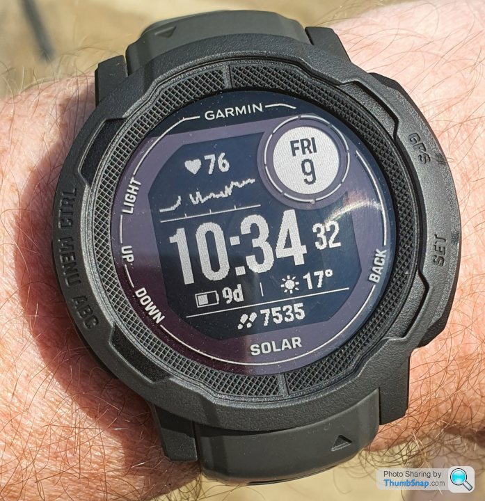 Garmin instinct vs g shock gbd h1000 hot sale