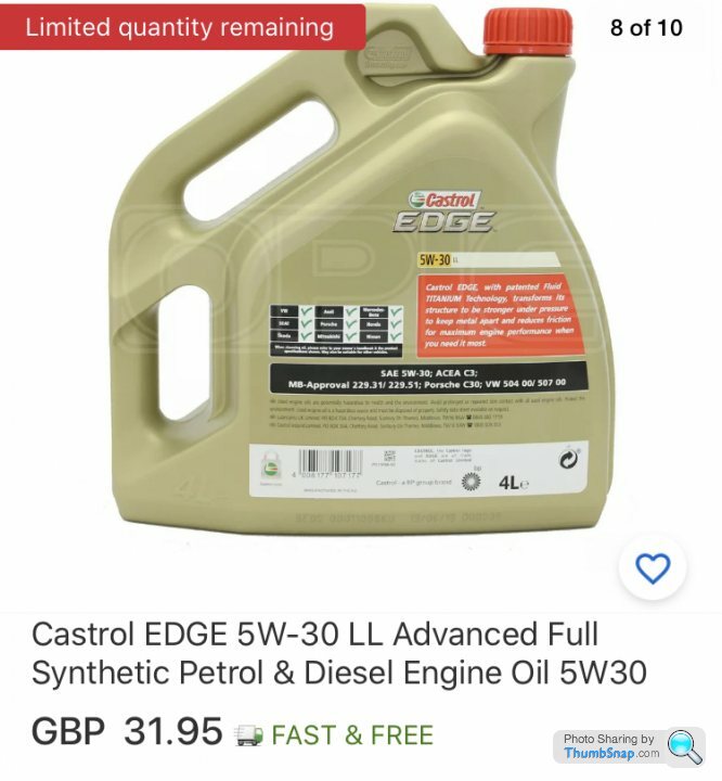 4 Liter CASTROL 5W-30 EDGE M BMW Longlife-04