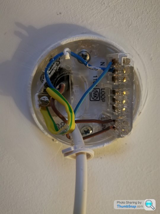 Help With Wiring A Light Page 1 Homes Gardens And Diy Pistonheads Uk - How To Wire New Light Ceiling Rose