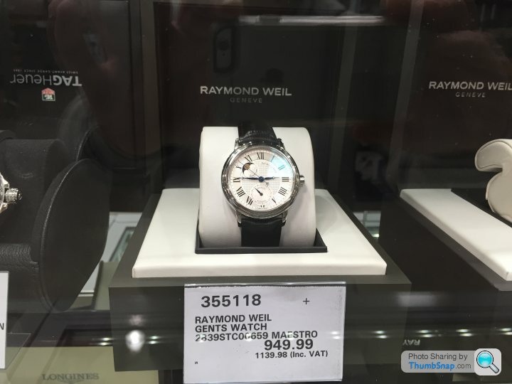 Raymond weil store costco