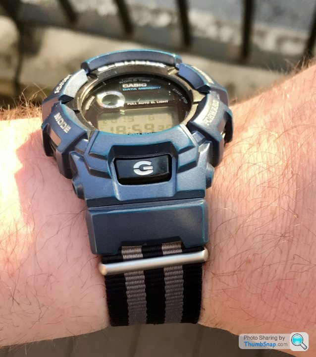Casio] Watches G-SHOCK SLIDE Radio solar GWX-5600C-7JF white// Men 
