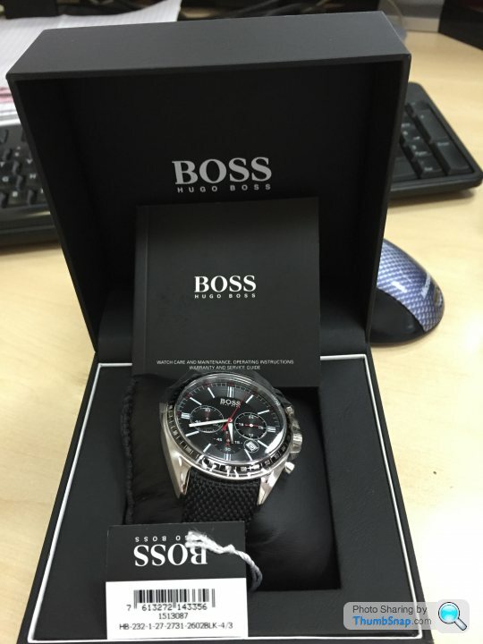 hugo boss authenticity check watch